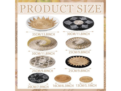 ボーホールームデコ ベッドルーム用リビングウォール カラフルな沿岸風