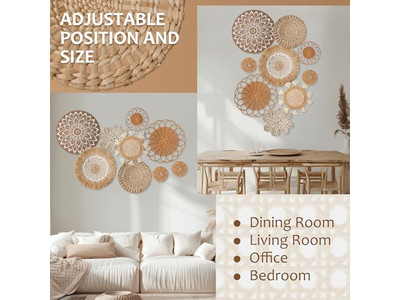 ラタンデコレーションウォールセット11バスケットデコカスタマイズパッケージング